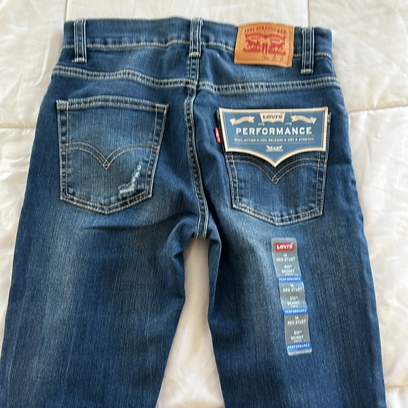 Boys Levi’s 510 Skinny Stretch Jeans Size 14 Regular - Picture 3 of 4